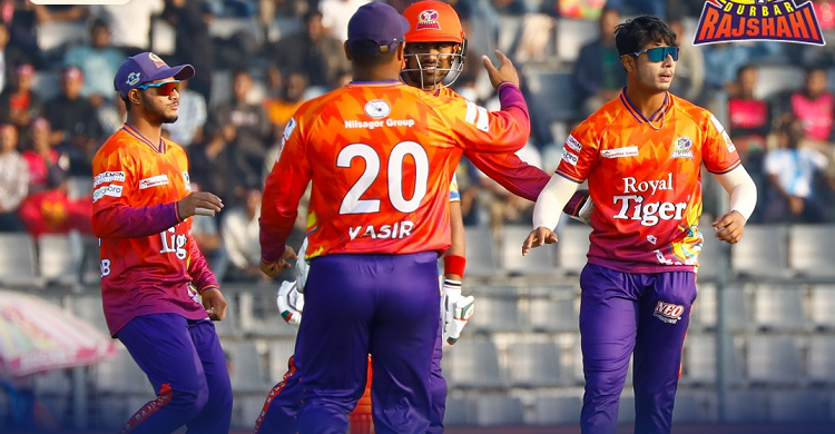 বিদেশি ছাড়াই রংপুরের বিপক্ষে রুদ্ধশ্বাস জয় রাজশাহীর