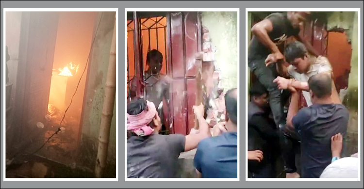 বাঁচানো গেলো না বসতঘরে দগ্ধ স্কুলছাত্র নিতুনকে