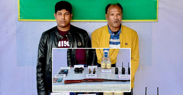 রাজবাড়িতে যৌথ অভিযানে বিএনপি নেতাসহ আটক ২