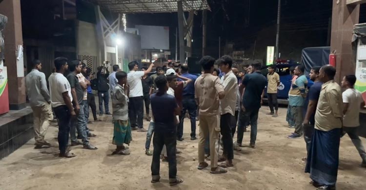 রাজবাড়ীতে পাম্পে তেল নিতে গিয়ে প্রাণ গেলো ট্রাকমালিক ও হেলপারের