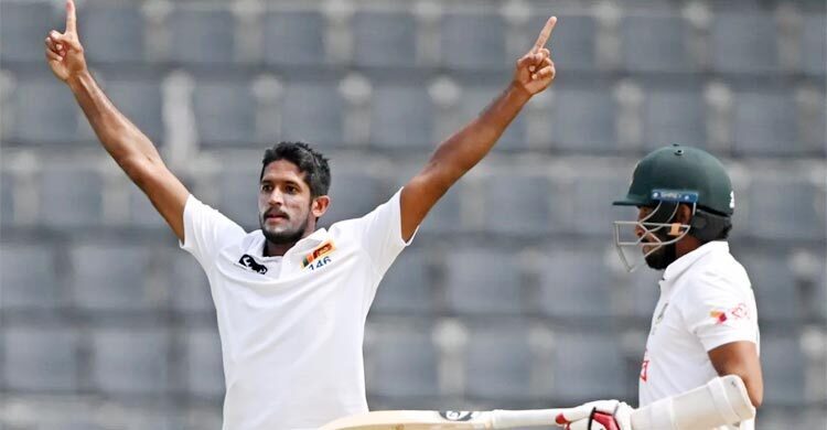 Fernando to replace injured Rajitha for Chattogram Test