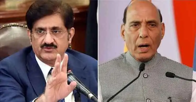 দ্বিবাস্বপ্ন দেখা বন্ধ করুন: রাজনাথকে সিন্ধের মুখ্যমন্ত্রী