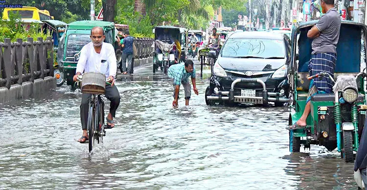 বর্ষা শুরুর আগেই রাজশাহীতে জলাবদ্ধতার ভোগান্তি