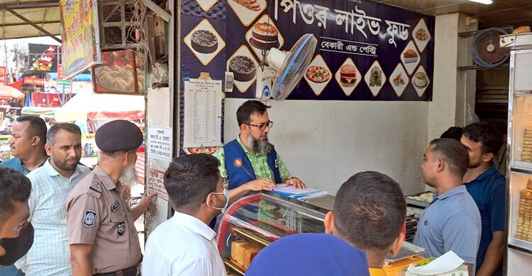 বিএসটিআই’র অনুমোদনহীন লাইভ বেকারিকে জরিমানা