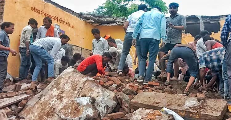 রাজস্থানে স্কুল ভবন ধস, শিক্ষকের ভূমিকা নিয়ে প্রশ্ন