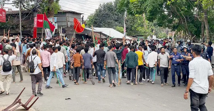 রাঙ্গামাটিতে ছাত্রদলের দুই গ্রুপের সংঘর্ষ, ১৪৪ ধারা জারি