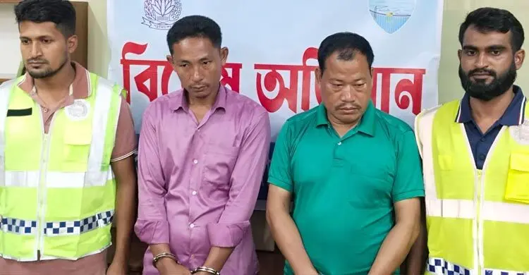 গণঅধিকার পরিষদের নেতাসহ দুই মাদক কারবারি গ্রেফতার