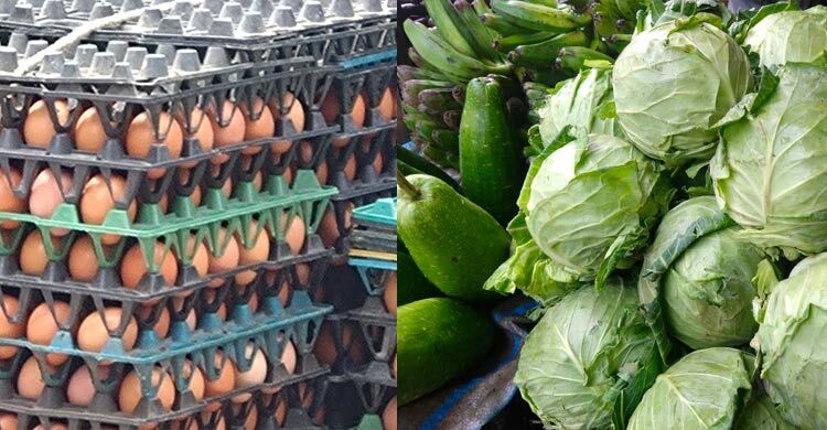 রংপুরে কমেছে ডিম-সবজির দাম