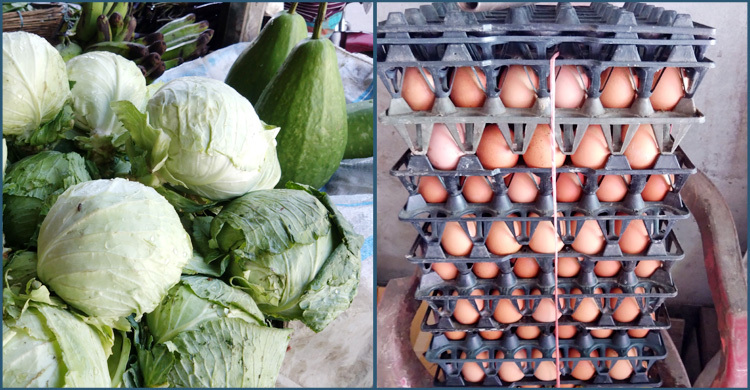 রংপুরে বেড়েছে সবজি-কাঁচামরিচের দাম, কমেছে ডিমের