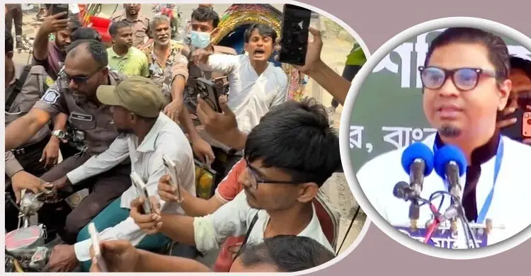 রাশেদ প্রধানের বাসার সামনে বিক্ষুব্ধ জনতা, পিএস জনি পুলিশ হেফাজতে