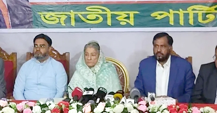 Raushan expels GM Quader, declares herself Jatiya Party chairman