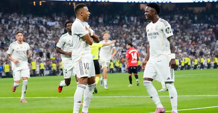 এমবাপের পেনাল্টি গোলে জয়ে লা লিগা শুরু রিয়ালের