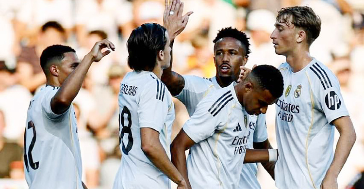 এমবাপের জোড়া গোল, দাপুটে জয়ে প্রস্তুতিপর্ব শেষ রিয়ালের