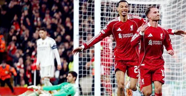 আর্জেন্টাইনের গোলে রিয়াল মাদ্রিদকে হারালো লিভারপুল