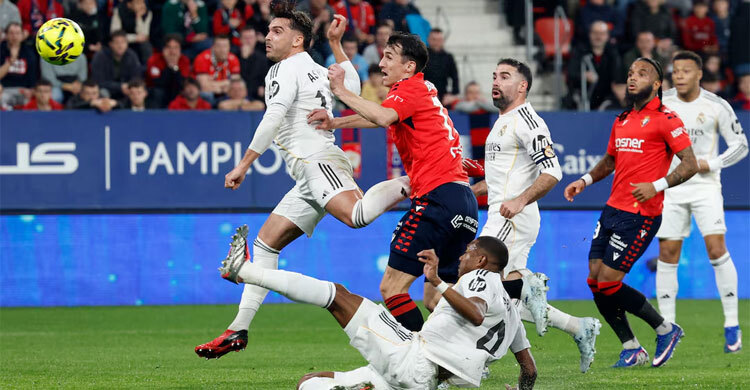 ওসাসুনার কাছে হারলো রিয়াল মাদ্রিদ, জমে উঠলো লা লিগার শিরোপা লড়াই