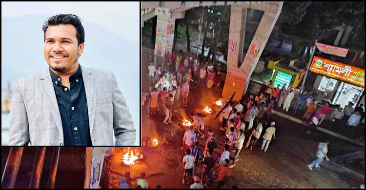 সভায় চেয়ার না পেয়ে ছাত্রলীগ নেতার পদত্যাগ, অনুসারীদের সড়ক অবরোধ