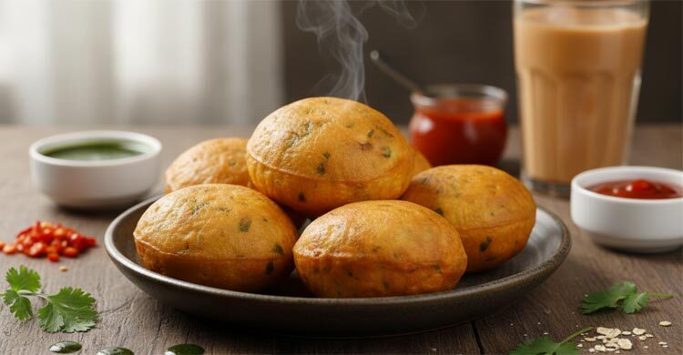 শীতের সন্ধ্যায় ভিন্ন স্বাদে ডিমের ঝাল পোয়া পিঠা