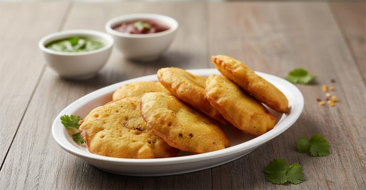 শীতের সন্ধ্যায় ভিন্ন স্বাদে ডিমের ঝাল পোয়া পিঠা