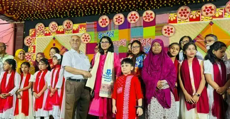 ব্রাহ্মণবাড়িয়ায় বৈশাখী উৎসবে বজলুর রহমান পাঠাগারের আবৃত্তি