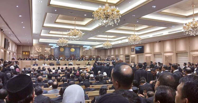 প্রধান বিচারপতির বিদায়ী সংবর্ধনা, কানায় কানায় পূর্ণ আপিল বিভাগ