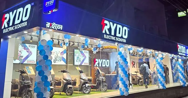 রাইডো ইলেকট্রিক স্কুটারের শোরুম এখন রাজধানীর বসুন্ধরায়