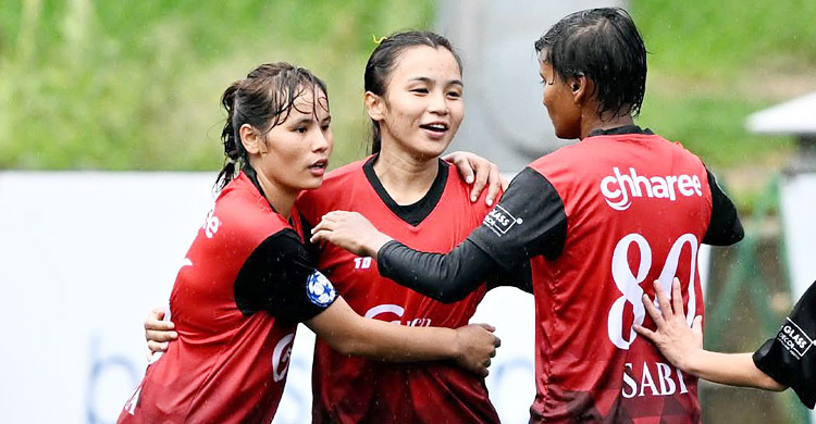 ঋতুপর্ণার শেষ মুহূর্তের গোলে থিম্পু সিটিকে হারালো পারো এফসি