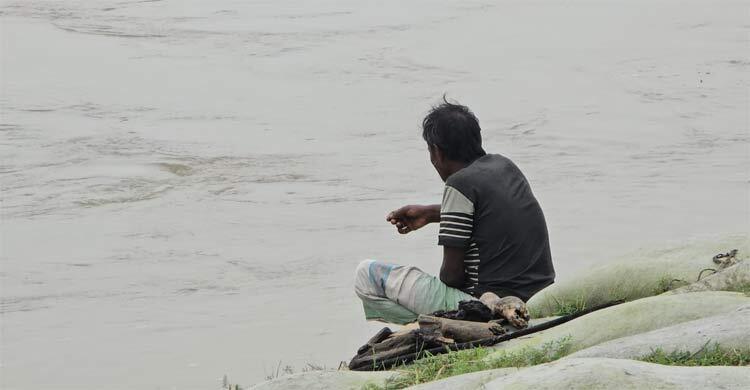 কুড়িগ্রামে বাড়ছে নদ-নদীর পানি, স্বল্পমেয়াদি বন্যার শঙ্কা