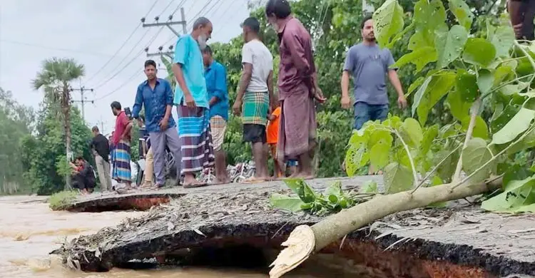শেরপুরে বেড়েছে নদ-নদীর পানি, বন্যার শঙ্কা