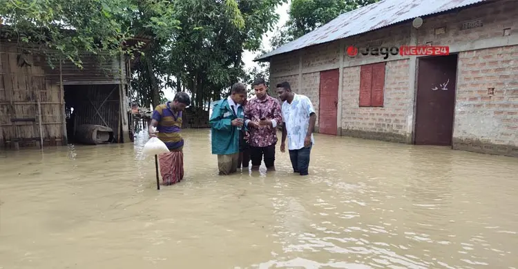 মখাবিলে ভাঙন, পানিবন্দি ১০ হাজার মানুষ