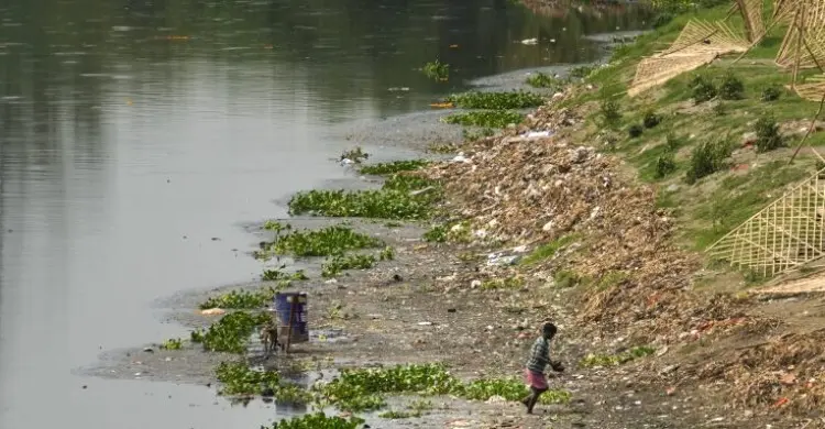 ৮০ বছরের মাকে নিয়ে খালে ঝাঁপ দিলেন নারী