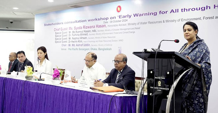 Govt to develop effective early disaster warning system: Rizwana