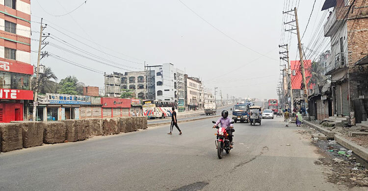 গাজীপুরের দুই মহাসড়কের কোথাও নেই যানজট