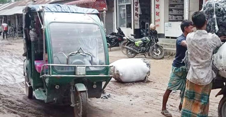শেরপুরের গাজীরখামার-নালিতাবাড়ী সড়কটি এখন গলার কাঁটা