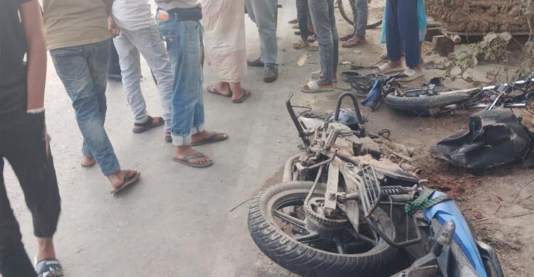 রাজশাহীতে ট্রাকচাপায় মোটরসাইকেলের দুই আরোহী নিহত