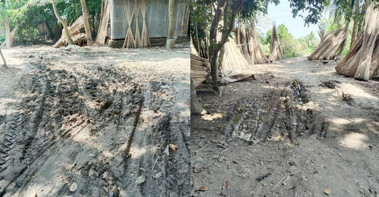 ৫৪ বছরেও পাকা রাস্তার মুখ দেখেনি ফরিদপুরের পাঁচ গ্রাম