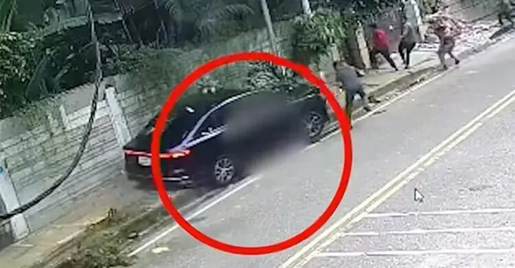 গাড়িচাপায় শ্রমিক নিহত: ফুটেজ দেখে সেই কিশোরকে গ্রেফতার করলো পুলিশ