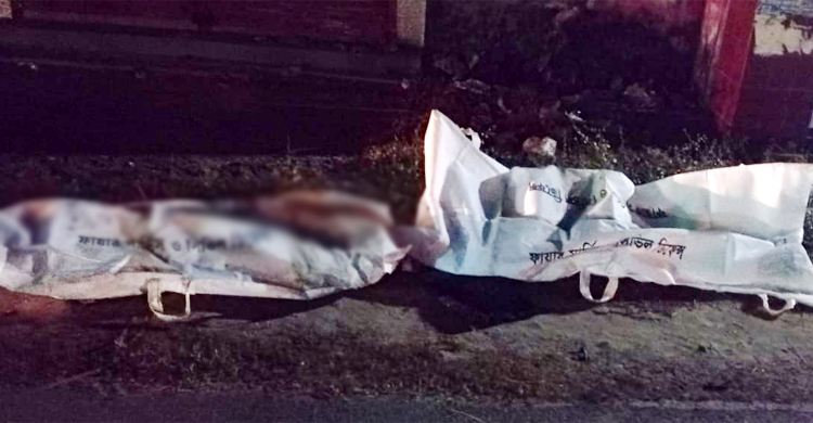 দিনাজপুরে ত্রিমুখী সংঘর্ষে পিকআপের চালক-হেলপার নিহত