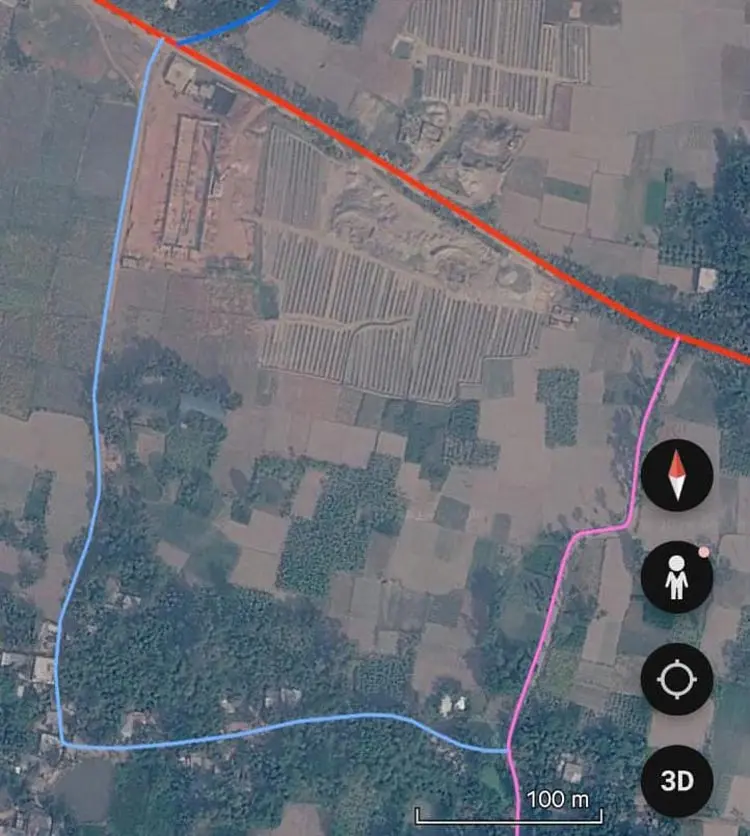 নকশায় থাকলেও ৫০ মিটার বাদ রেখে সড়কের কাজ শেষ করার প্রস্তুতি