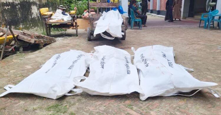 4 of a family killed as truck, microbus collide