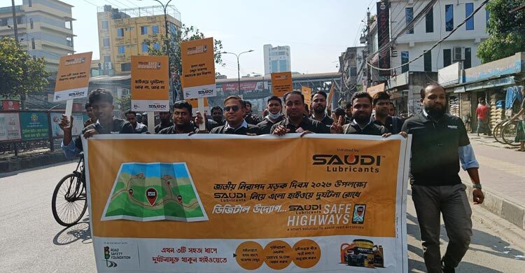 Saudi Lubricants organizes awareness rally to prevent road accidents