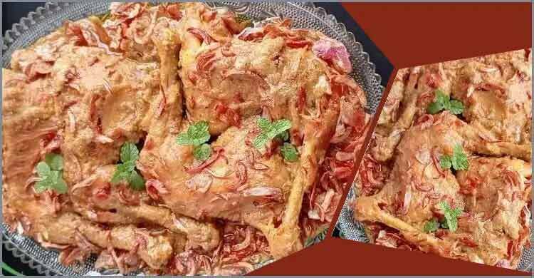 ঘরেই বানিয়ে নিন বিয়ে বাড়ির চিকেন রোস্ট