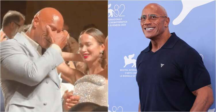 আবেগে কেঁদেই দিলেন ‘দ্য রক’, জিততে পারেন অস্কার