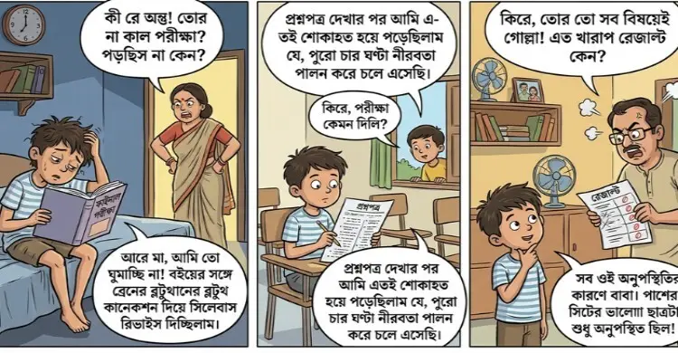 আজকের কৌতুক: ব্রেনের ব্লুটুথ