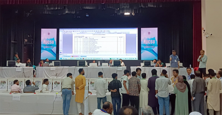 রাকসু নির্বাচনের ভোট গণনা শুরু