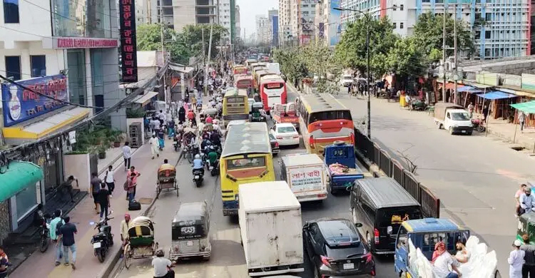 প্রগতি সরণিতে পাইপলাইনের কাজ শুরু, বিকল্প পথে চলাচলের অনুরোধ