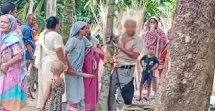শিক্ষককে গাছে বেঁধে নির্যাতনের ভিডিও ভাইরাল