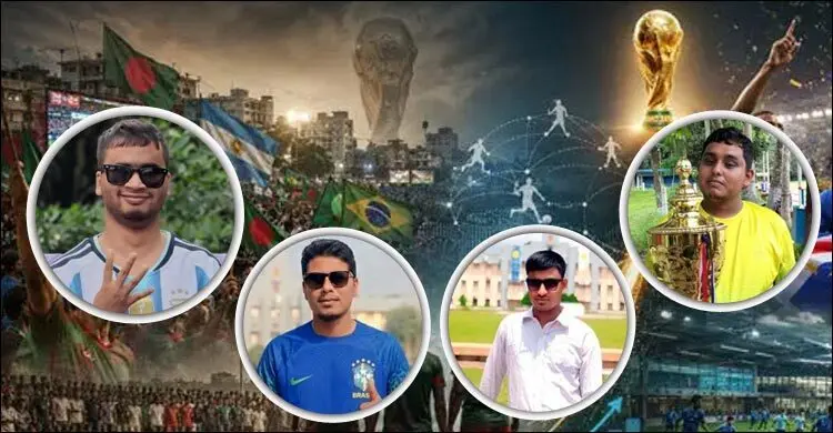কল্পনার মাঠে বিশ্বকাপ দেখেন রাবির দৃষ্টিহীন শিক্ষার্থীরা
