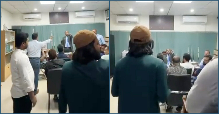 রাবি রেজিস্ট্রার-রাকসু জিএসের উত্তপ্ত বাক্য বিনিময়