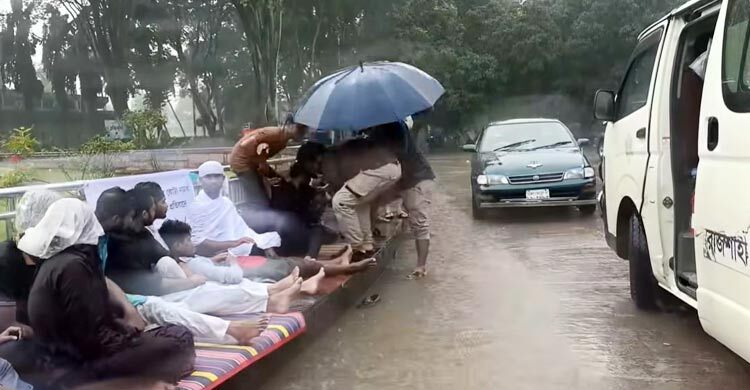 রাবিতে অনশনে অসুস্থ সিনেট নির্বাচনের প্রার্থী