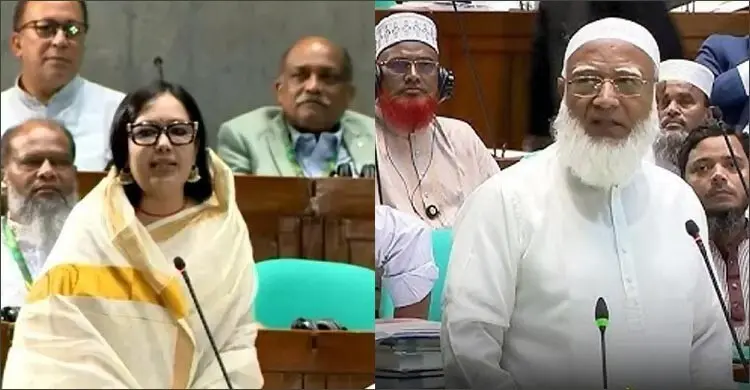 রুমিন ফারহানার বক্তব্যের সময় ‘অশালীন অঙ্গভঙ্গি’, নিন্দা বিরোধীদলের